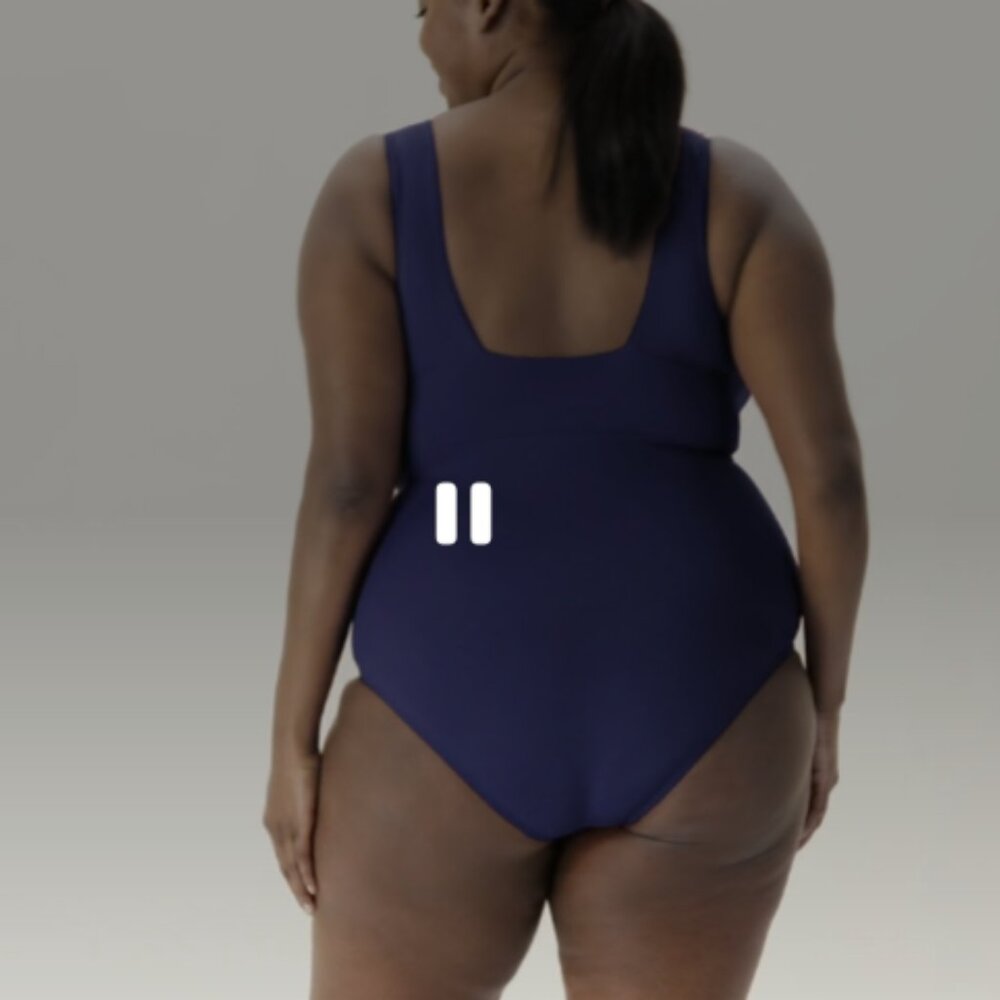 Andie Women's Navy One Piece Swimsuit - Picture 10 of 10